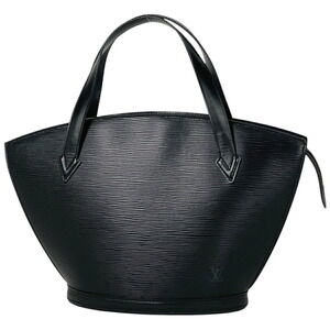 Louis Vuitton Saint Jacques Epi Leather Handbag Black